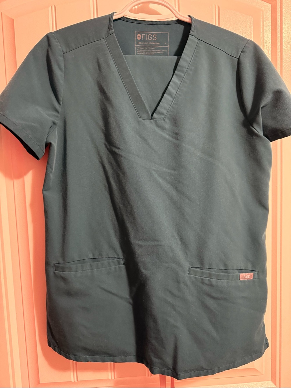 FIGS teal women scrub set